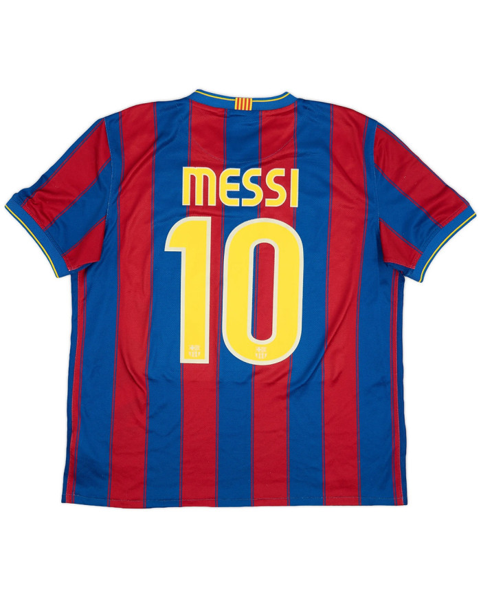 Messi 10 Barcelona Home Retro Jersey 2009/10