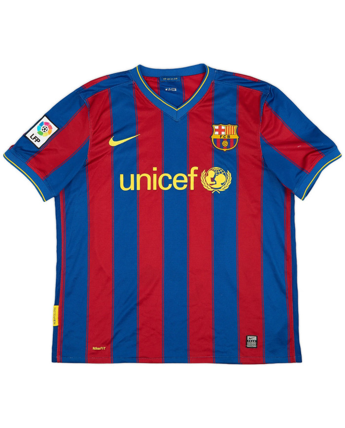 Messi 10 Barcelona Home Retro Jersey 2009/10