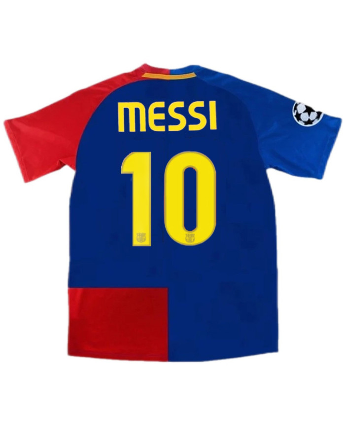 Messi 10 Barcelona UCL Final Retro Home Jersey 2008/09