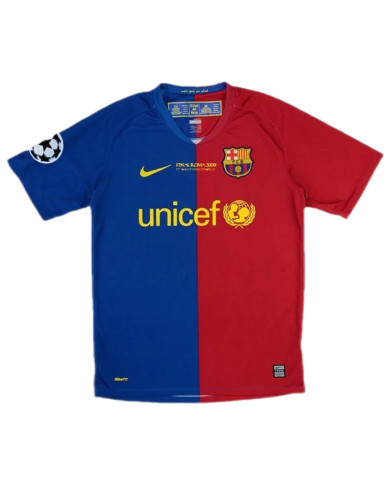 Messi 10 Barcelona UCL Final Retro Home Jersey 2008/09 Messi 10 Barcelona UCL Final Retro Home Jersey 2008/09