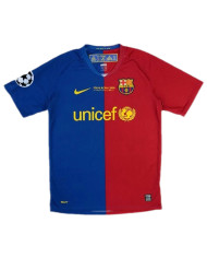 Messi 10 Barcelona UCL Final Retro Home Jersey 2008/09
