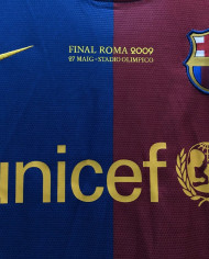 Barcelona Messi 10 UCL Final Retro Long Sleeve Home 2008/09