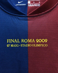 Barcelona Messi 10 UCL Final Retro Long Sleeve Home 2008/09