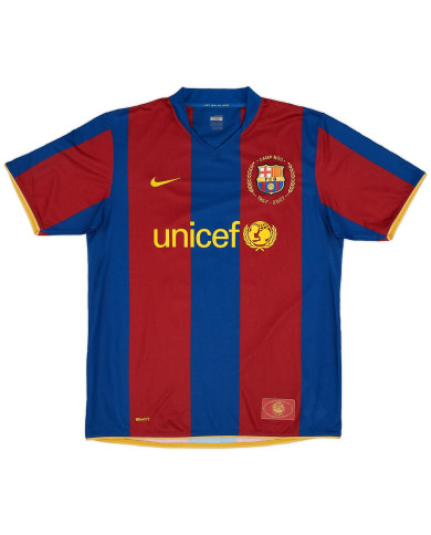 Messi 19 Barcelona Retro Jersey 50-Years Anniversary 2007/08 Messi 19 Barcelona Retro Jersey 50-Years Anniversary 2007/08