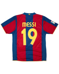 Messi 19 Barcelona Retro Jersey 50-Years Anniversary 2007/08