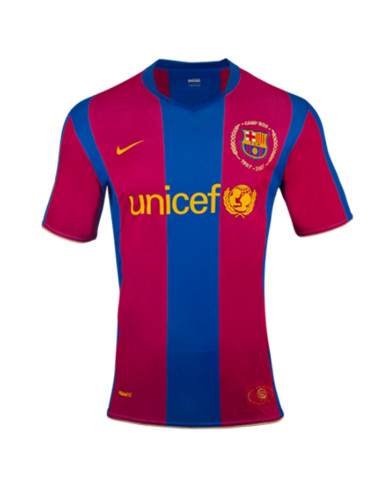 Zambrotta 11 Barcelona Retro Home Jersey 50-Years Anniversary 2007/08 Zambrotta 11 Barcelona Retro Home Jersey 50-Years Anniversary 2007/08