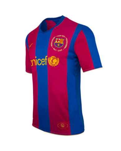 Zambrotta 11 Barcelona Retro Home Jersey 50-Years Anniversary 2007/08 Zambrotta 11 Barcelona Retro Home Jersey 50-Years Anniversary 2007/08