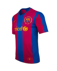 Ronaldinho 10 Barcelona Retro Home Jersey 50-Years Anniversary 2007/08