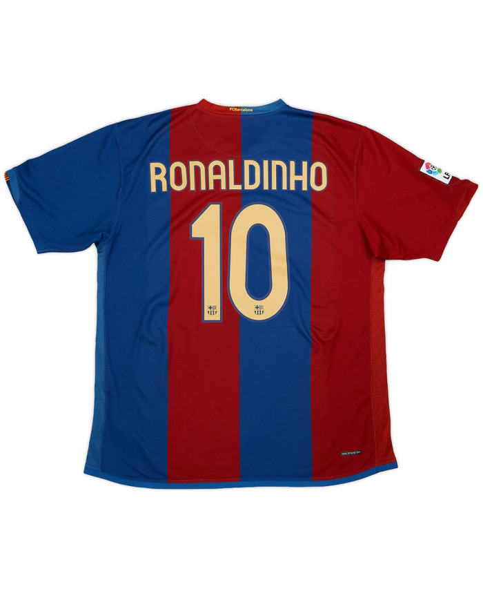 Ronaldinho 10 Barcelona Home Jersey 2006/07