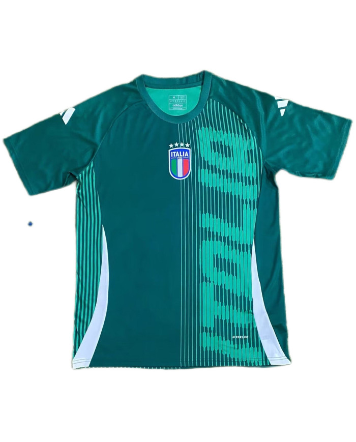 Italy Pre-Match Jersey Green Euro 2024