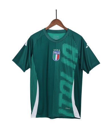 Italy Pre-Match Jersey Green Euro 2024 Italy Pre-Match Jersey Green Euro 2024