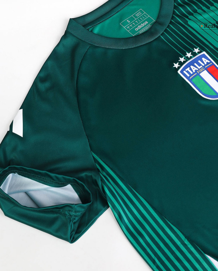 Italy Pre-Match Jersey Green Euro 2024