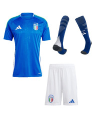 Italy Home Whole Kit(Jersey+Shorts+Socks) Euro 2024
