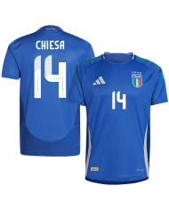 CHIESA 14 Italy Home Jersey Player Version Euro 2024