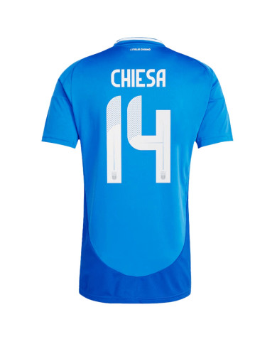 CHIESA 14 Italy Home Jersey Euro 2024 CHIESA 14 Italy Home Jersey Euro 2024