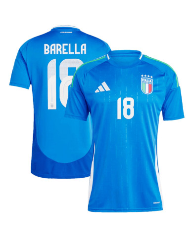BARELLA 18 Italy Home Jersey Euro 2024 BARELLA 18 Italy Home Jersey Euro 2024