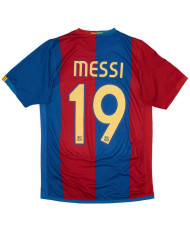 Messi 19 Barcelona Home Jersey 2006/07