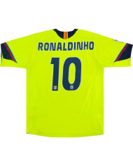 Ronaldinho 10 Retro Barcelona Away Jersey 2005/06