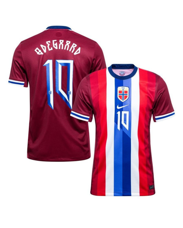 ØDEGAARD 10 Norway Home Jersey 2024