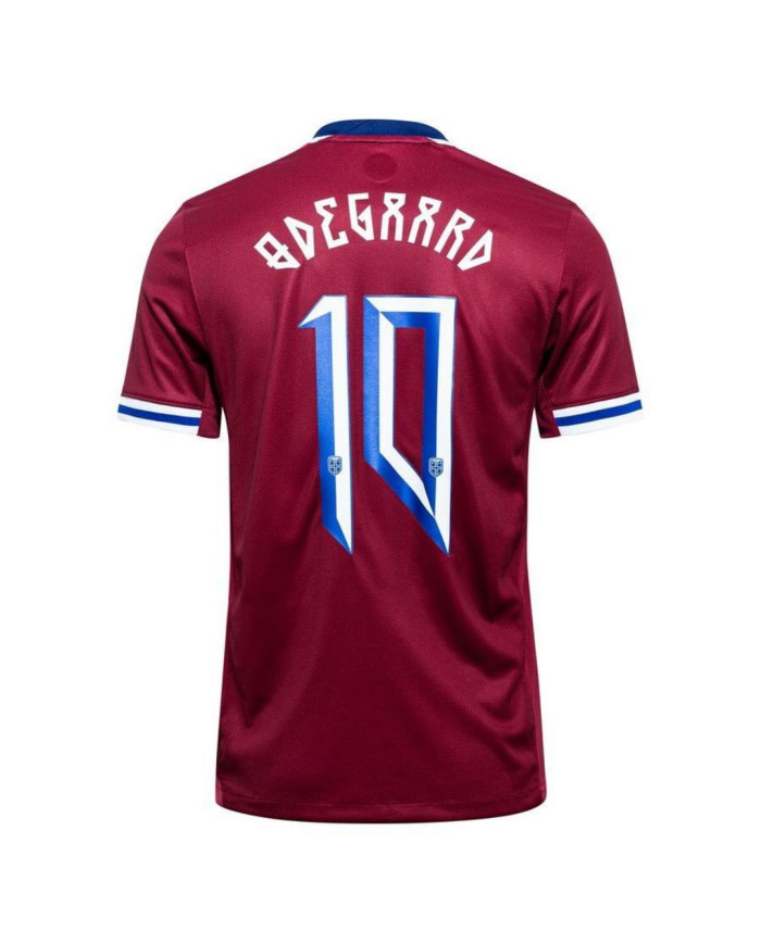 ØDEGAARD 10 Norway Home Jersey 2024