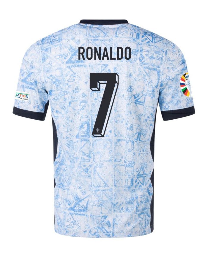 Ronaldo 7 Portugal Away Jersey Euro 2024