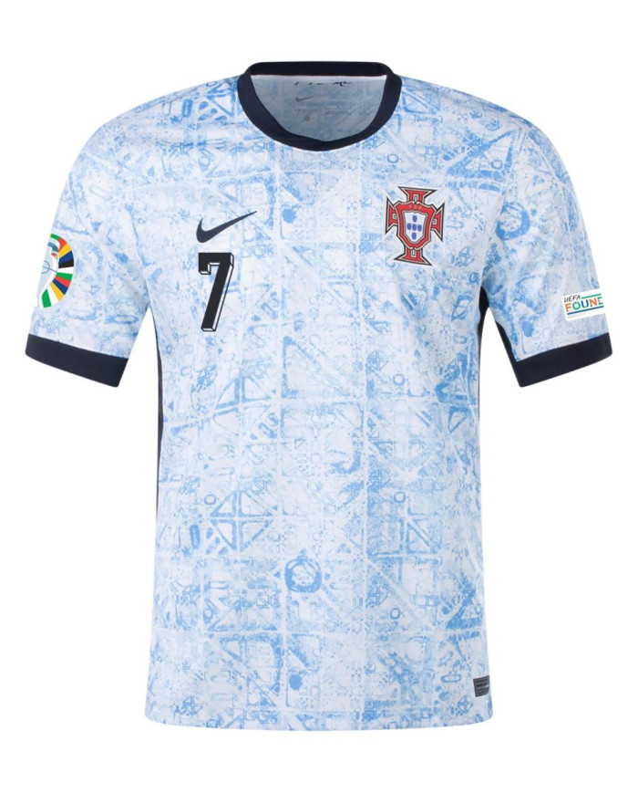 Ronaldo 7 Portugal Away Jersey Euro 2024