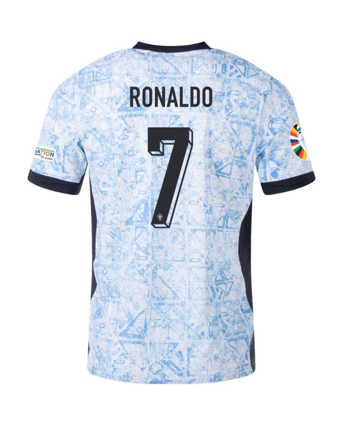 Ronaldo 7 Portugal Away Jersey Player Version EURO 2024