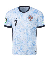 Ronaldo 7 Portugal Away Jersey Player Version EURO 2024