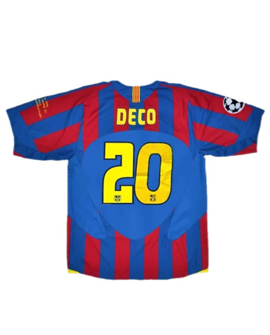 DECO 20 Retro Barcelona UCL Final Home Jersey 2005/06