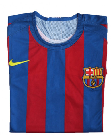 ETO'O 9 Retro Barcelona UCL Final Home Jersey 2005/06