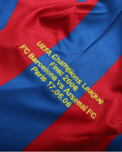 ETO'O 9 Retro Barcelona UCL Final Home Jersey 2005/06