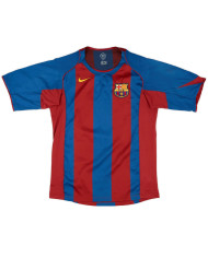 Ronaldinho 10 Barcelona Retro Jersey Home 2004/05