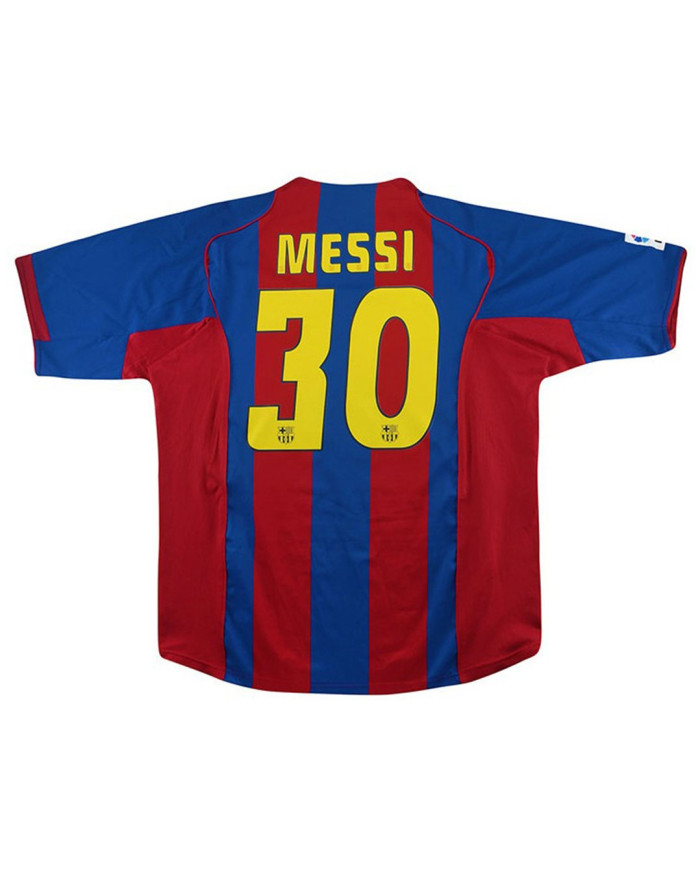 Messi 30 Retro Barcelona Home Jersey 2004/05