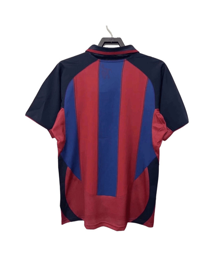 Ronaldinho 10 Retro Barcelona Home Jersey 2003/04