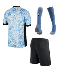 Portugal Away Whole Kit(Jersey+Shorts+Socks) Euro 2024