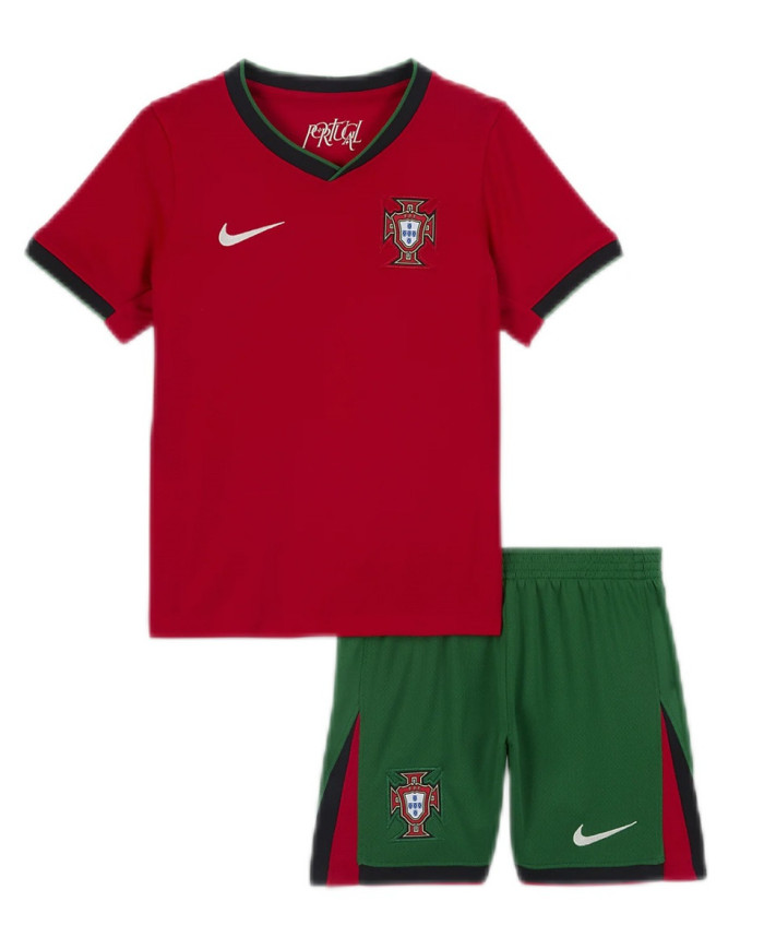 Kids Portugal Home Kit EURO 2024