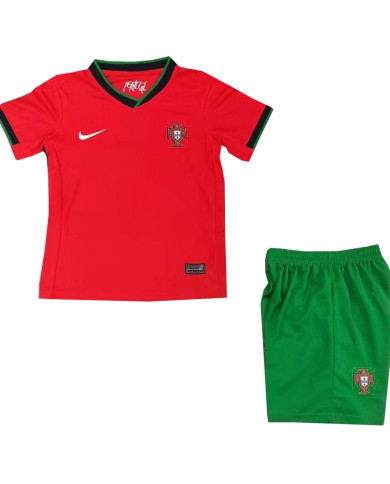 Kids Portugal Home Kit EURO 2024 Kids Portugal Home Kit EURO 2024
