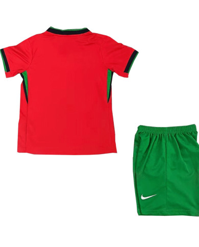 Kids Portugal Home Kit EURO 2024 Kids Portugal Home Kit EURO 2024