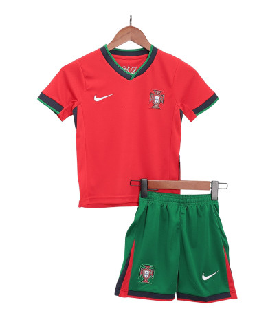 Kids Portugal Home Kit EURO 2024 Kids Portugal Home Kit EURO 2024