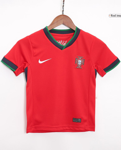 Kids Portugal Home Kit EURO 2024 Kids Portugal Home Kit EURO 2024