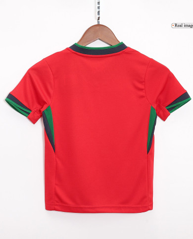 Kids Portugal Home Kit EURO 2024 Kids Portugal Home Kit EURO 2024