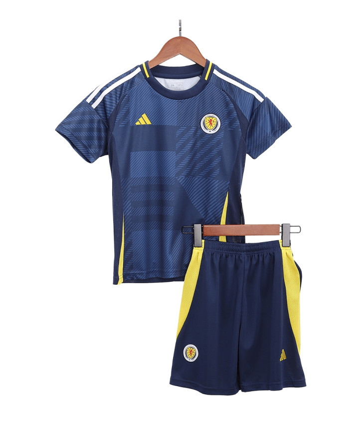 Kids Scotland Home Kit Euro 2024