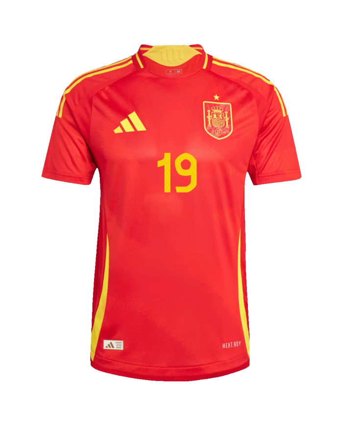 LAMINE YAMAL 19 Spain Home Jersey Player Version Euro 2024