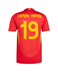 LAMINE YAMAL 19 Spain Home Jersey Player Version Euro 2024
