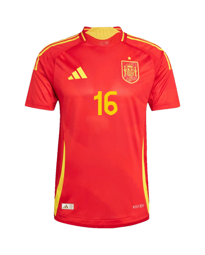 RODRIGO 16 Spain Home Jersey Player Version Euro 2024