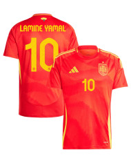 LAMINE YAMAL 10 Spain Home Jersey Euro 2024