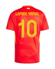 LAMINE YAMAL 10 Spain Home Jersey Euro 2024