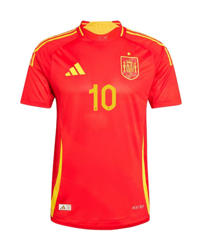LAMINE YAMAL 10 Spain Home Jersey Player Version Euro 2024