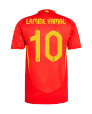 LAMINE YAMAL 10 Spain Home Jersey Player Version Euro 2024