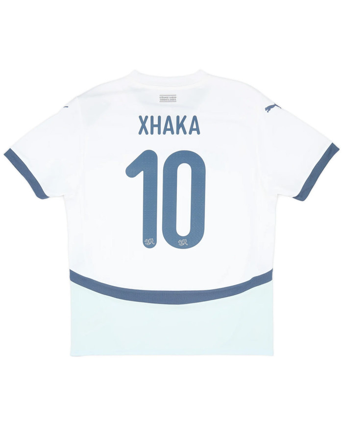 Xhaka 10 Switzerland Away Jersey Euro 2024